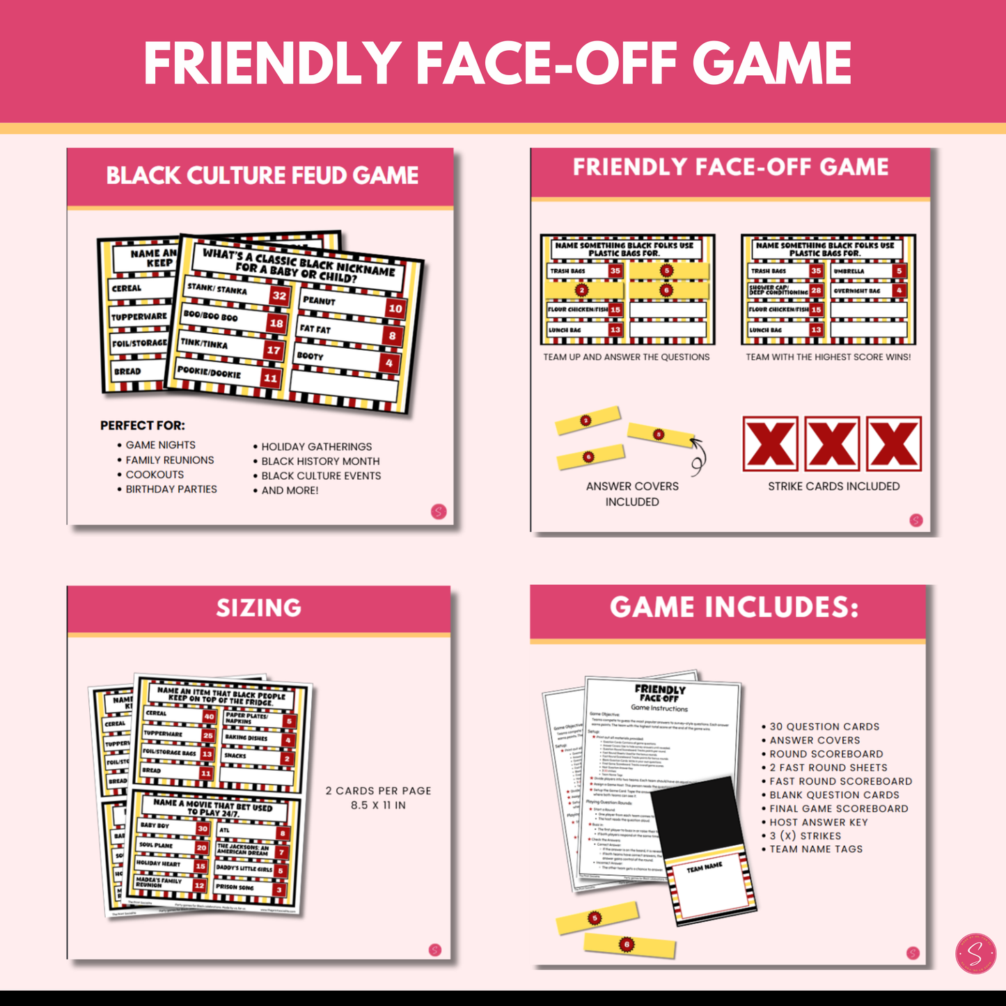 Ultimate Black Culture Game Bundle (Printable)