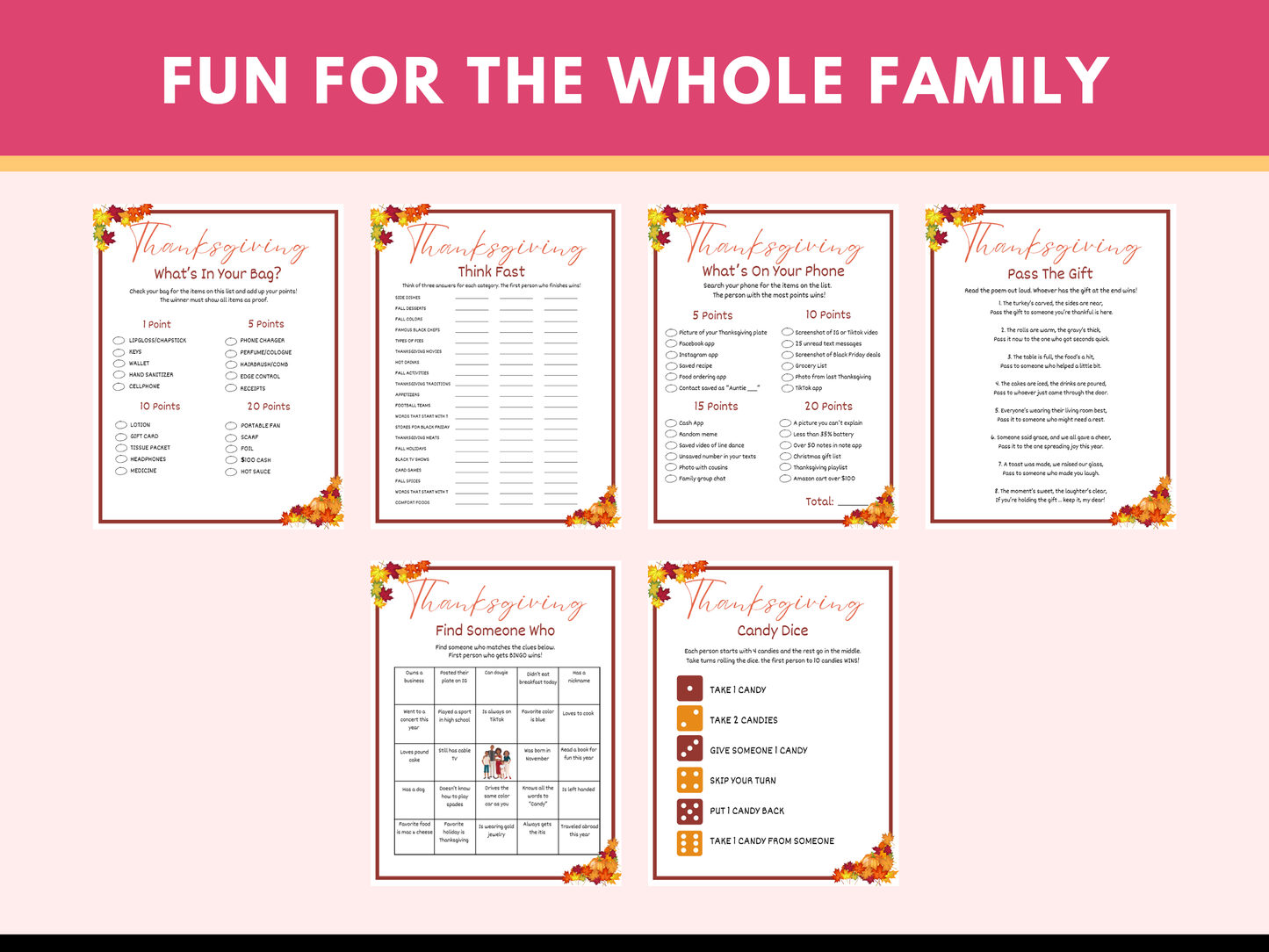 22 Black Thanksgiving Games - Core Bundle