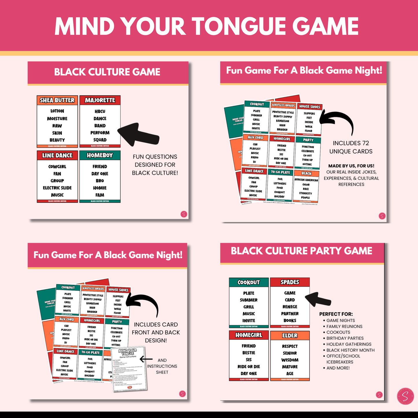 Ultimate Black Culture Game Bundle (Printable)