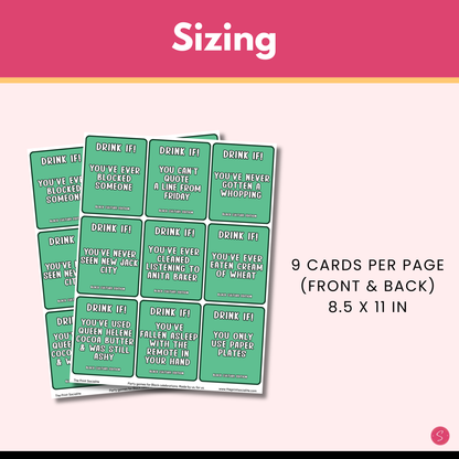 Black Culture Drink IF! Game (Printable)