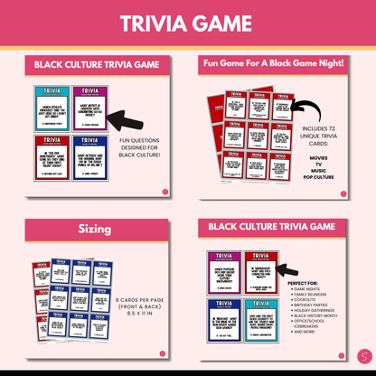 Ultimate Black Culture Game Bundle (Printable)