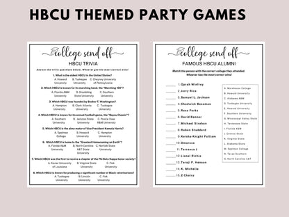 HBCU College Trunk Party Games Mega Bundle