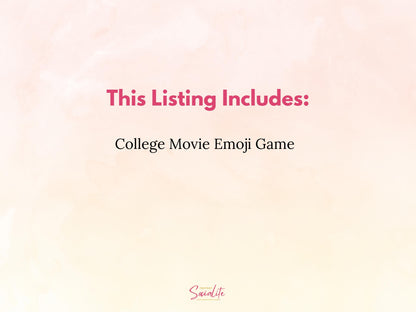 College Trunk Party Emoji Game Printable