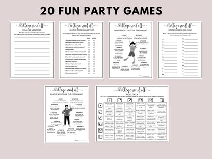 College Trunk Party Games Mega Bundle Printable