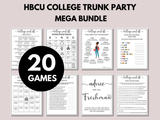 HBCU College Trunk Party Games Mega Bundle