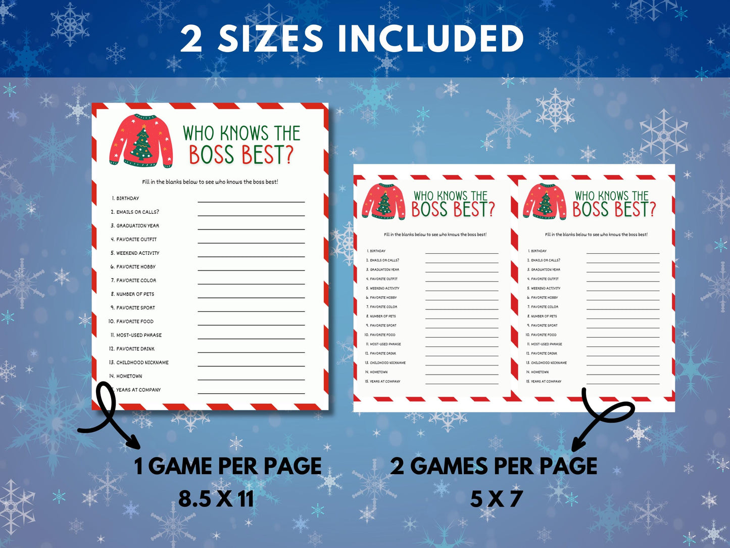 Office Christmas Party Games Mega Bundle